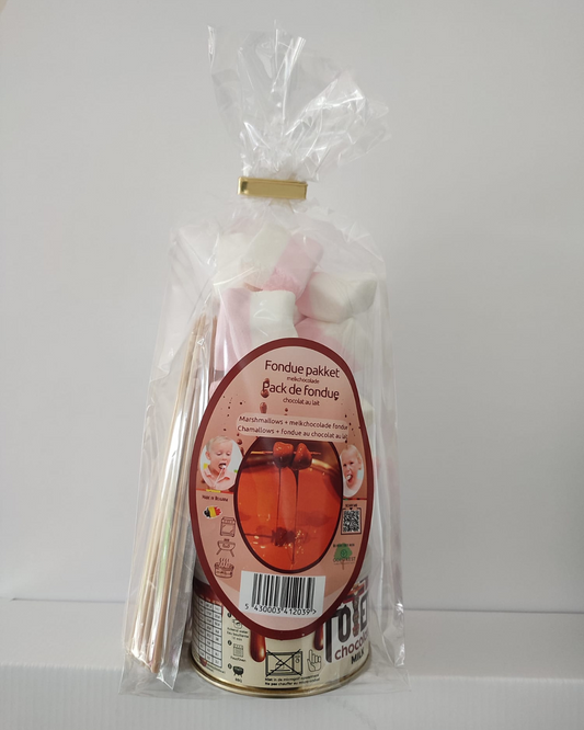 Totem Fondue pakket met Melk Chocolade - 12 pakketten